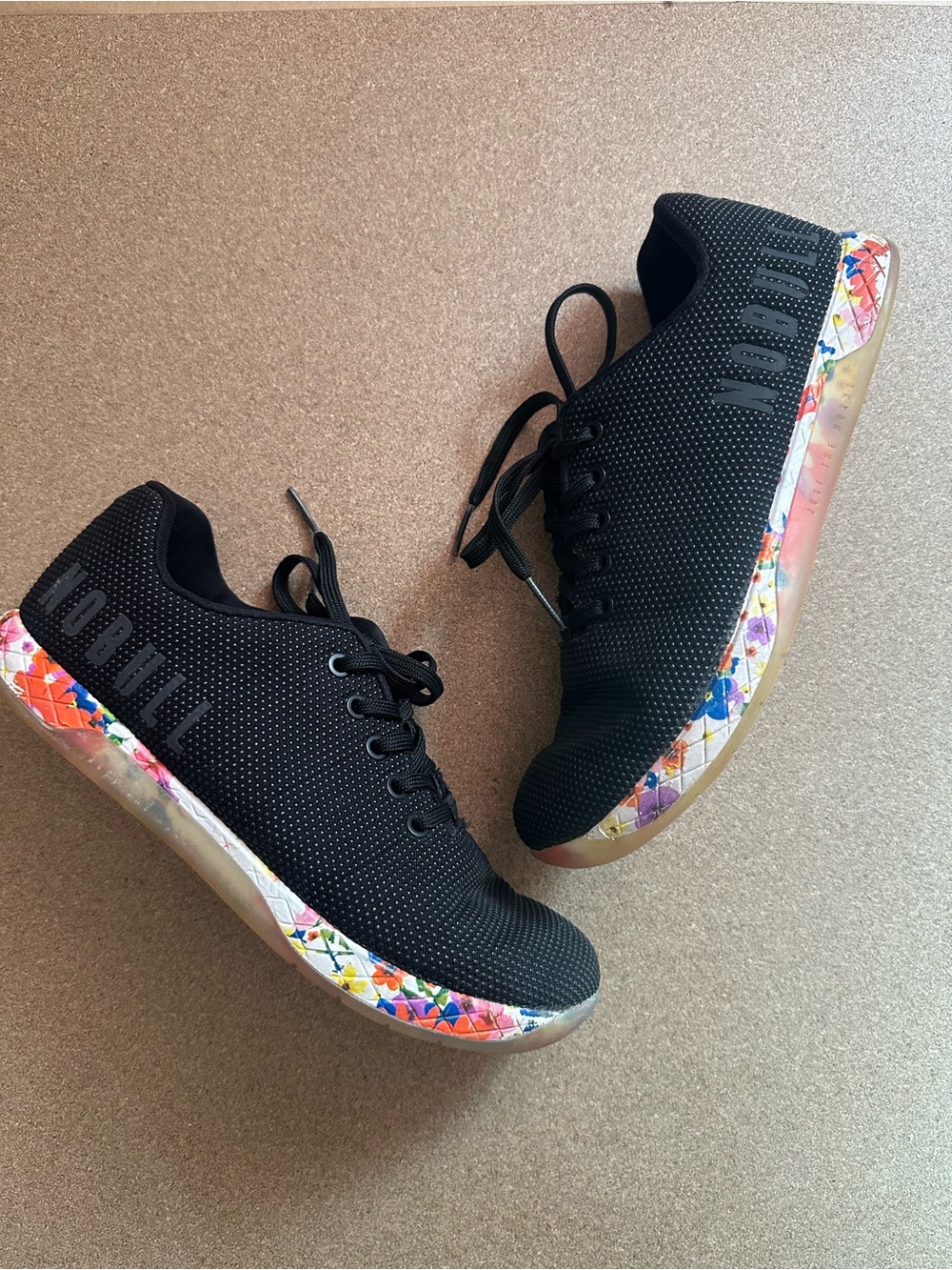 NOBULL Black Daisy Sneakers CrossFit trainers